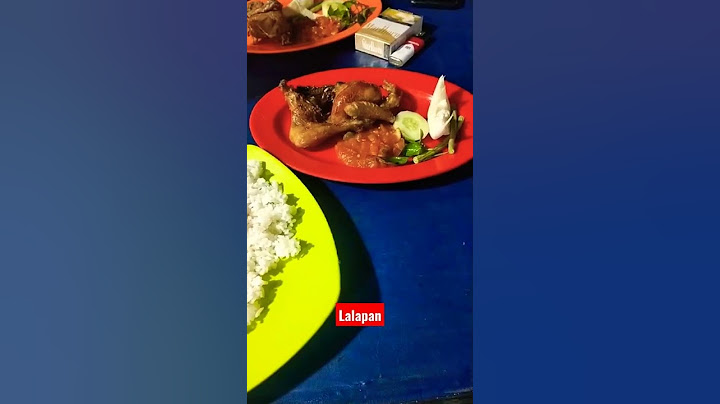 Sopir Mampir Makan Ayam Lalapan