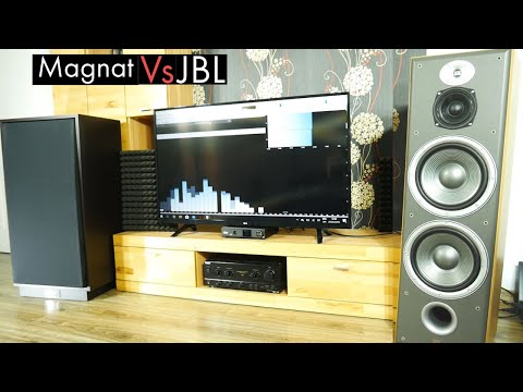 JBL E100 vs Magnat Transpuls 1500 sound test [PART 1]