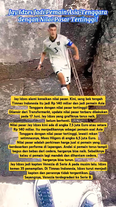Jay Idzes Jadi Pemain Asia Tenggara Termahal #shorts