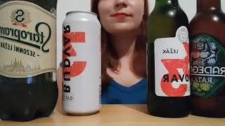 ASMR Pivní koutek - Je lepší pivo v láhvi, plechovce nebo v PET?