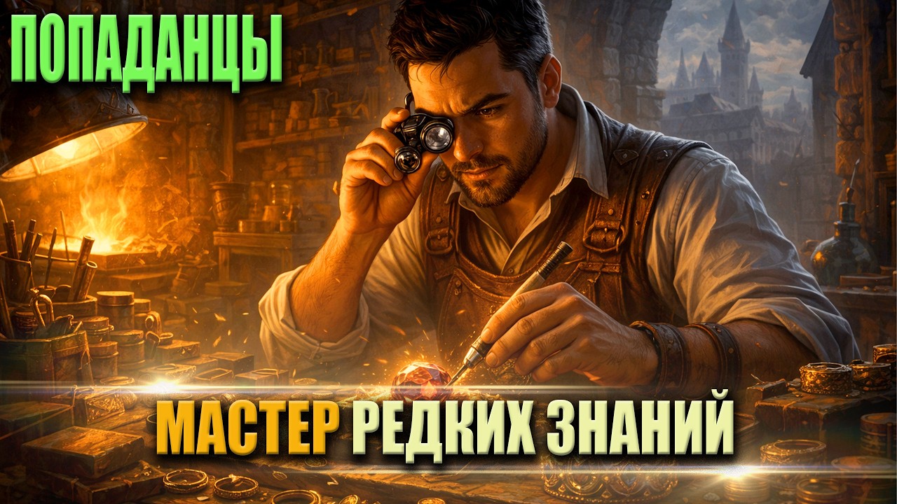 📀 МАСТЕР РЕДКИХ ЗНАНИЙ. КНИГА - 1. ЧАСТЬ - 1 📀 АУДИОКНИГА / ПОПАДАНЦЫ 📀