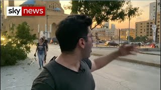 The offices used by sky news were about 400m from blast site in
downtown beirut. they totally destroyed huge explosion. our middle
east edito...