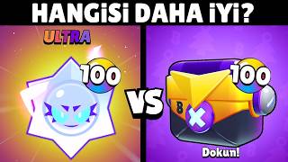 SIFIR HESAPTA 100 ULTRA KAOS HEDİYESİ vs 100 BOLT KUTUSU🔥 HANGİSİ DAHA İYİ ?!? - Brawl Stars