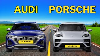 Audi e-tron SQ8 vs. Porsche Macan Turbo Electric (2024) | Which is better?