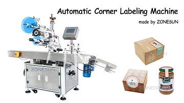 How to use ZS-TB833 Automatic Corner Labeling Machine