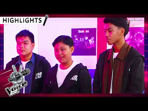 Eros, Jireh and Steph’s Battle Rehearsal | The Voice Teens