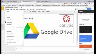 Embedding PPT Into Canvas via Google Slides