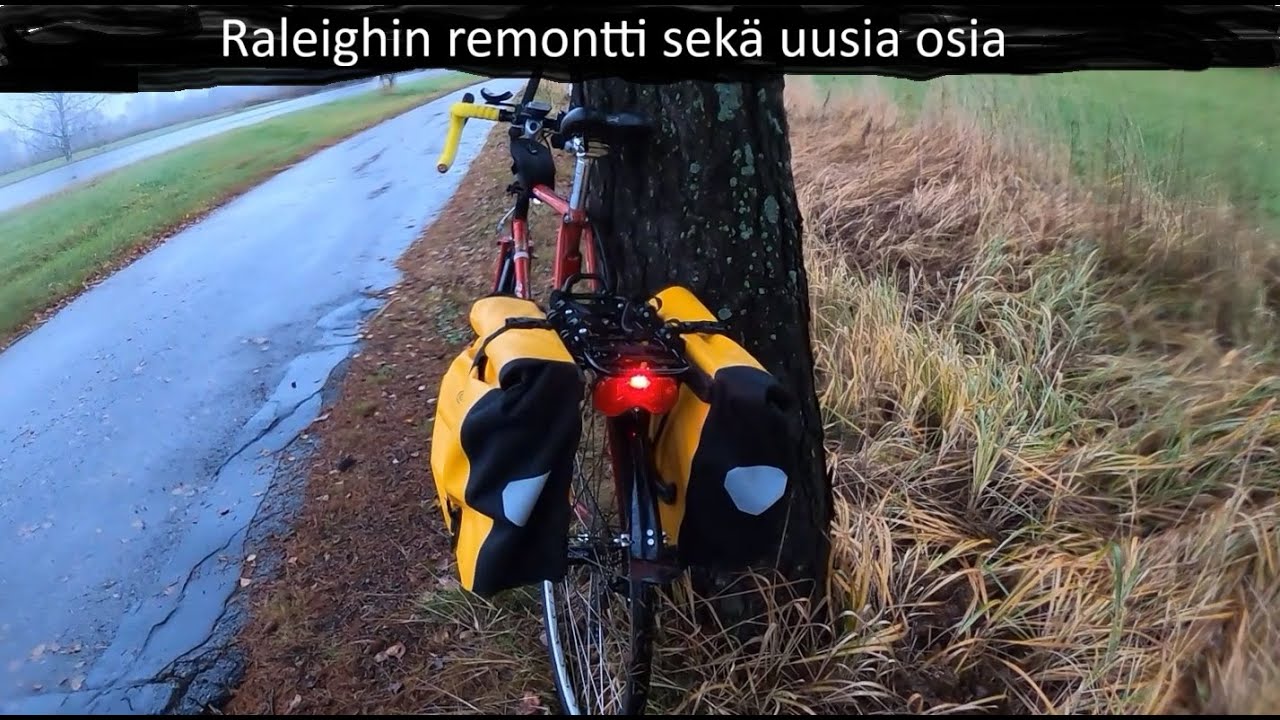 Raleighin remontti sekä uusia osia