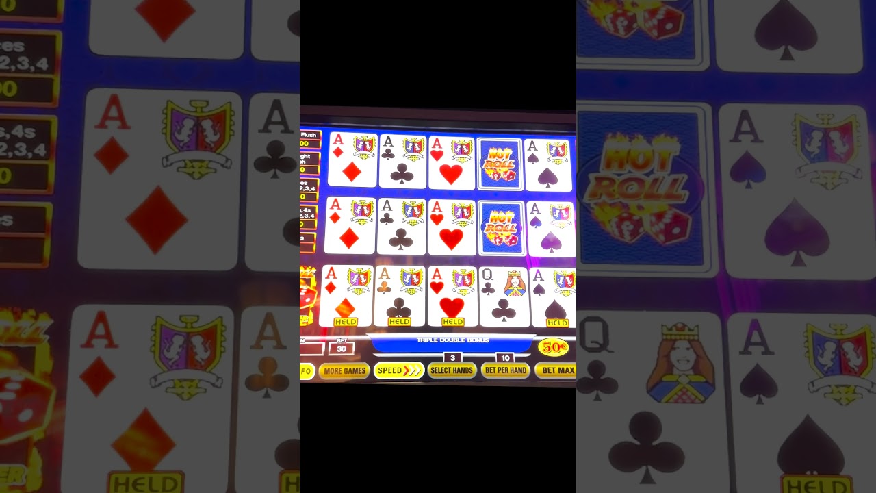 Ура, 4 туза сданы! Handpay!! Горячий ролл на троих 