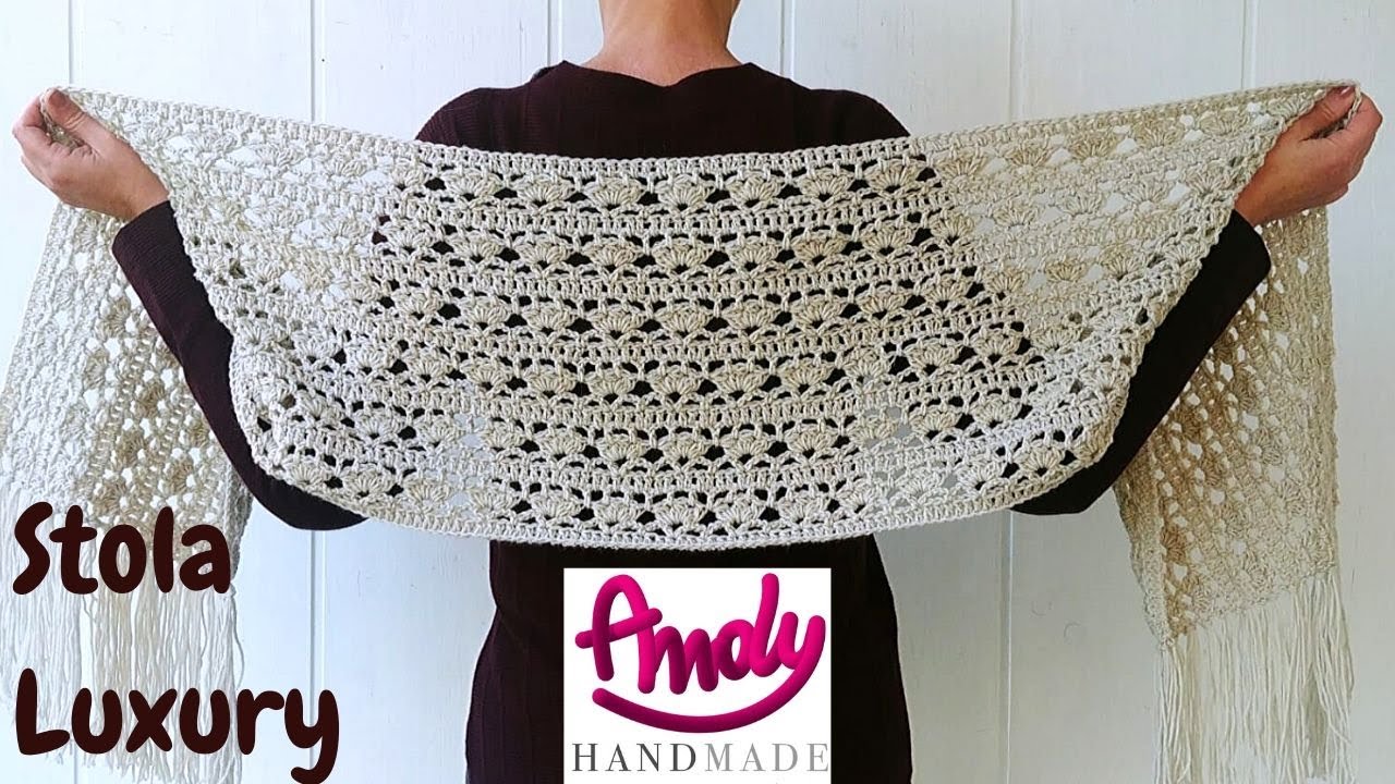 HOT Crochet Stola All Uncinetto Estiva Stola Estiva Uncinetto Stola