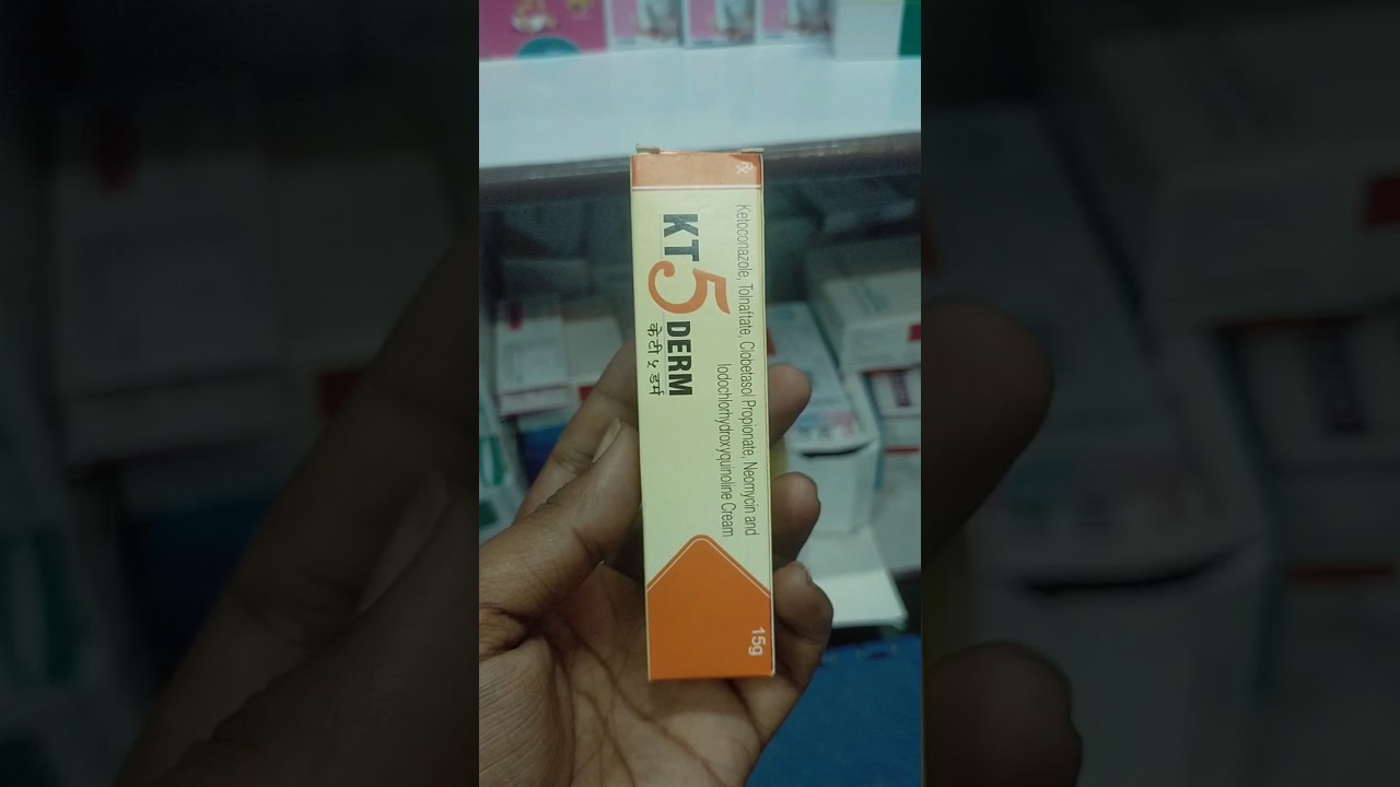 KT 5 DERM CREAM IT'S USED FOR FUNGAL INFECTION AND ITCHING, IRRITATION, RINGWORM CREAM