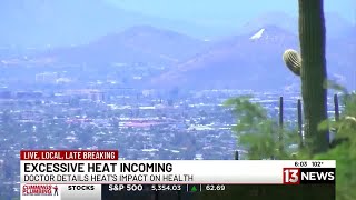 Doctors warn of excessive heat warning, impact on our health