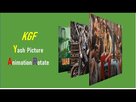 KGF  Yash picture Animation rotate  / Yash / srinidhi shetty/