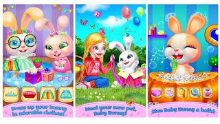 Baby Bunny My Talking Pet #babygame #babybunny #bunnytalking #petgame #kidsgame #freegame #topgame screenshot 2
