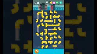Smart puzzles pipes very hard level 56 #how to solve pipes level 5-56