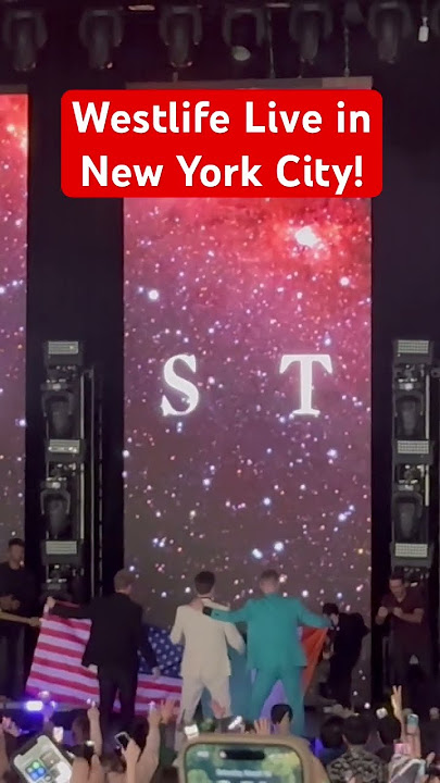 Westlife 2024 World Tour Live in New York City #saintpatricksday #westlife #shorts