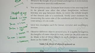 CLASS 6 SCIENCE CURIOSITY CHAPTER 5 PART F MEASUREMENT OF LENGTH AND MOTION QUESTION AND ANSWERS