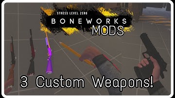 Shotguns, Deagle and Pencils - BONEWORKS Custom Weapons Mod Showcase #Boneworks #Bonelab #Mods