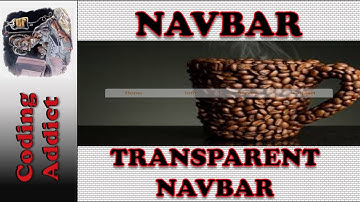 Navbar - Transparent Navbar