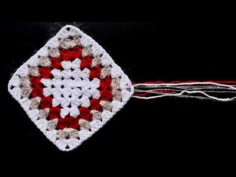 PERFECT GRANNY SQUARE CROCHET for beginners DETAILED TUTORIAL