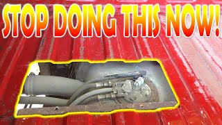 DON'T EVER CUT THROUGH THE BED! HERE'S WHY!  Fuel Pump