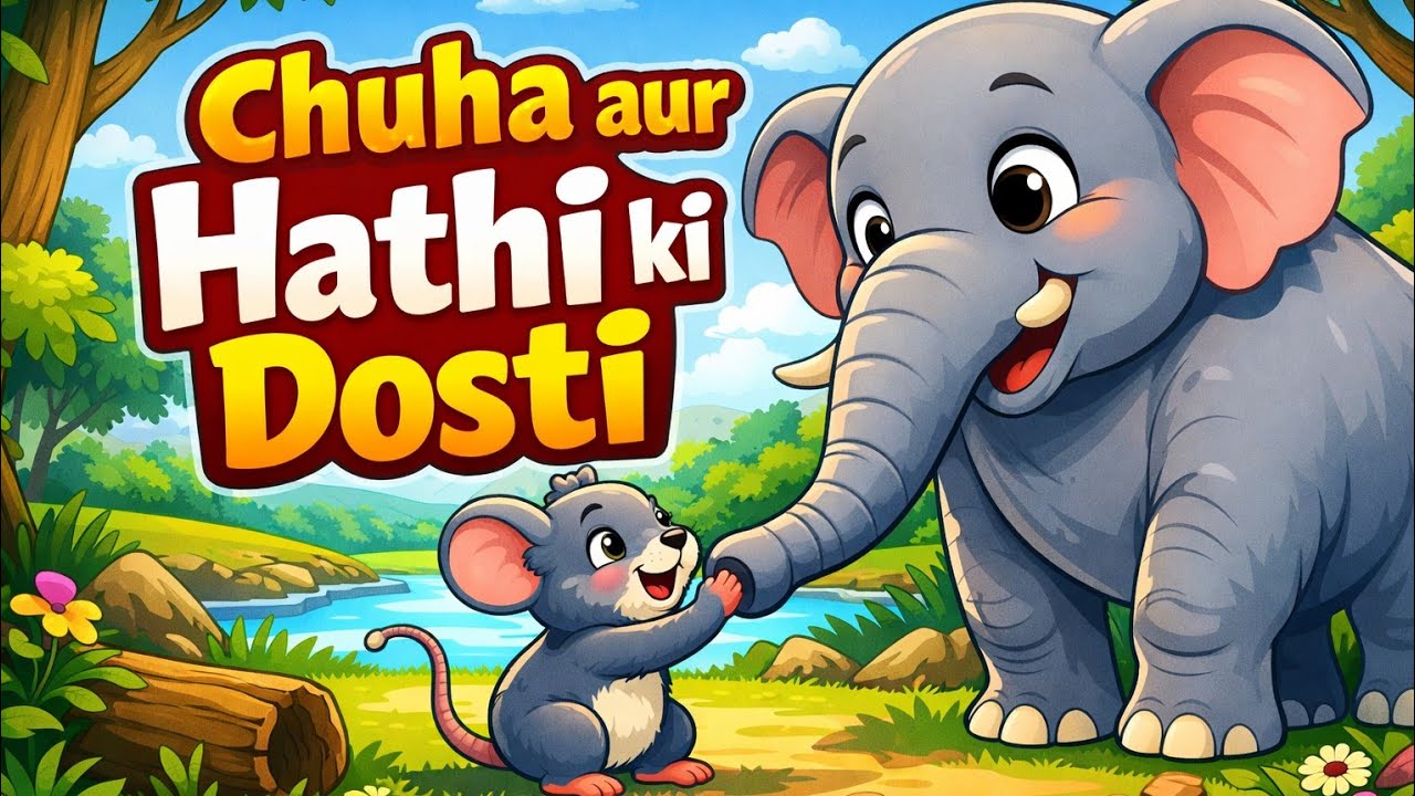  चूहा और हाथी की कहानी | Rat & Elephant Story | Hindi Kahaniya New Moral Randhir cartoon video 