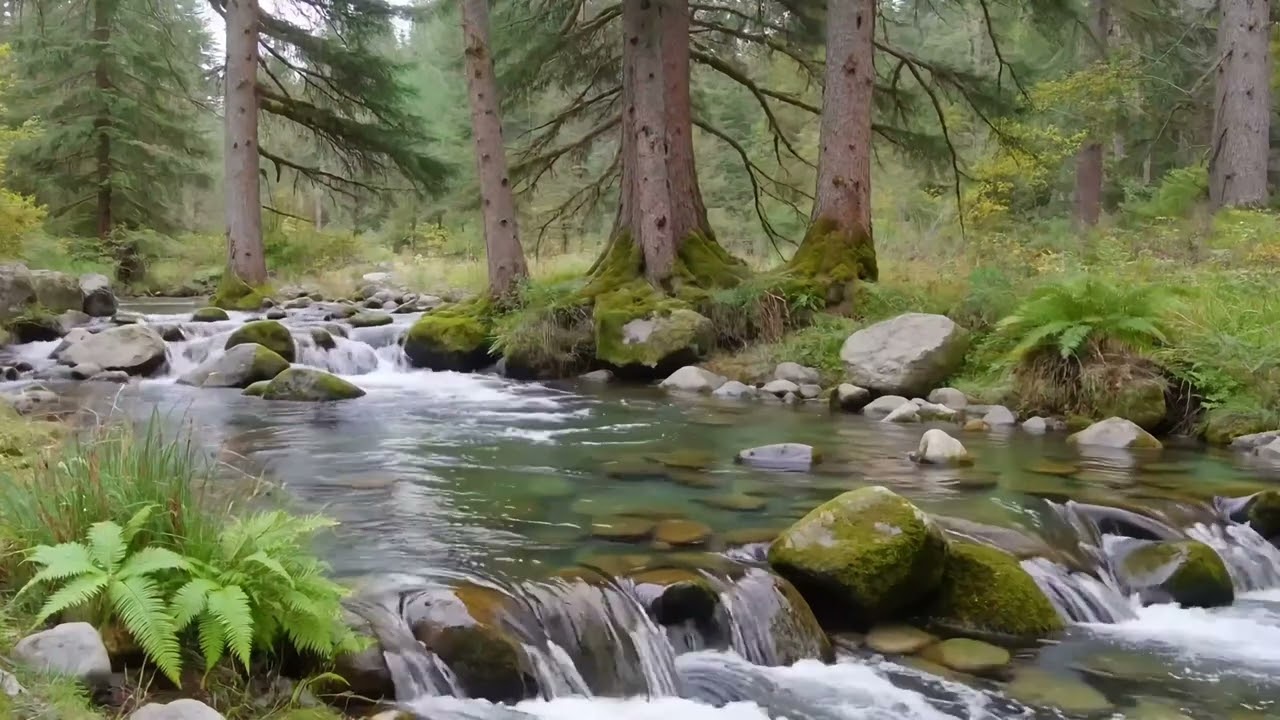 Peaceful Flowing River Sounds for Stress Relief, Relaxation, and Better Sleep Every Night