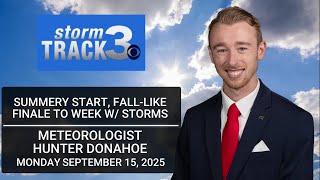 Summery start fall-like end to week - AM Weather 2025