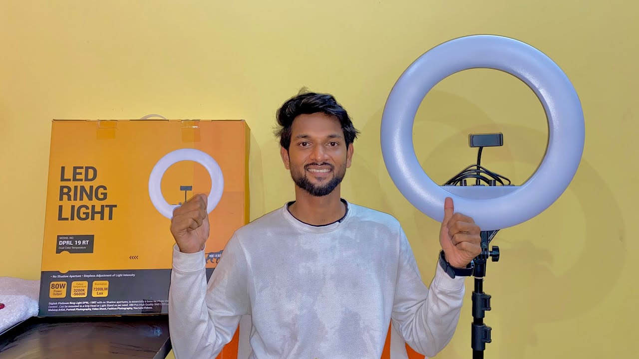 Unboxing Digitek LED RingLight | DPRL 19RT | New Modal RingLight Review 2024