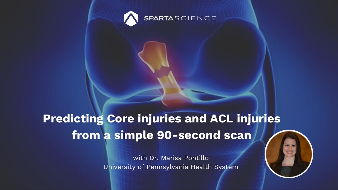 Predicting Core Injuries And ACL Injuries From A Simple 90 second Scan 
