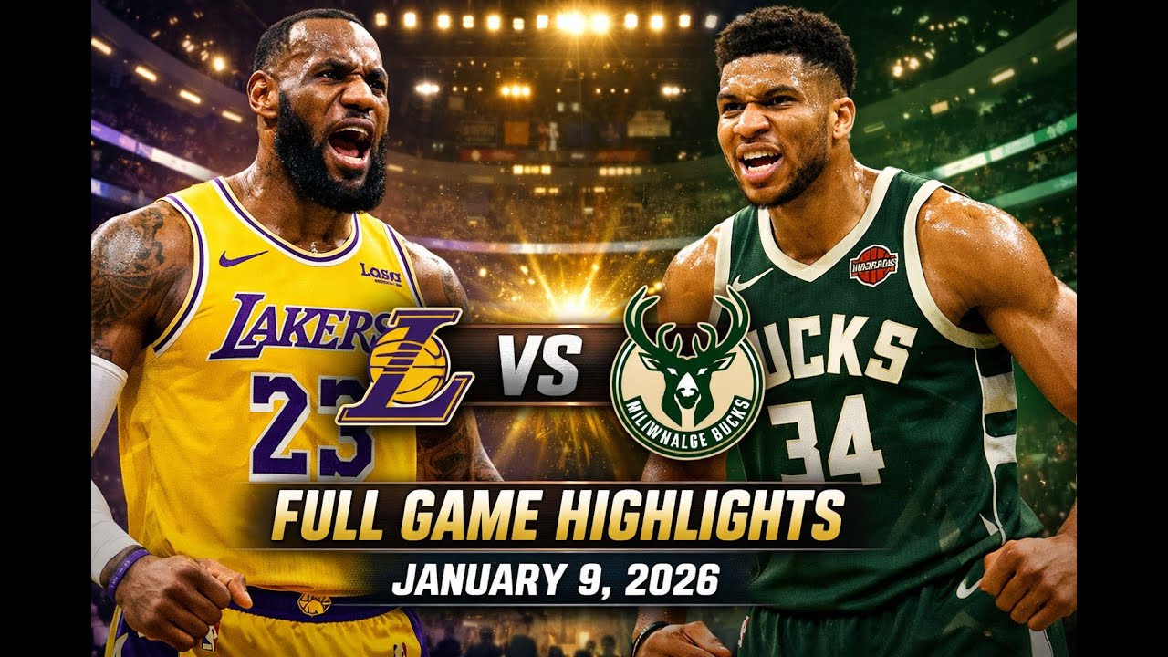 Los Angeles Lakers vs Milwaukee Bucks Full Game Highlights – January 9, 2026 game time orbit|
