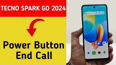 How to turn off power button and call, Tecno Spark go 2024 me power button and call off kaise karen