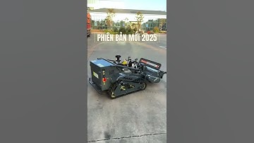 Cắt Cỏ Trục Băm Điều Khiển Từ Xa Chạy Dầu Diesel Reload RC 800 Version 2025