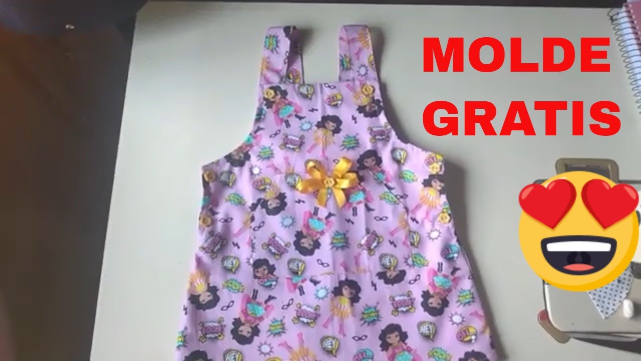 Salopete Fácil, com molde grátis