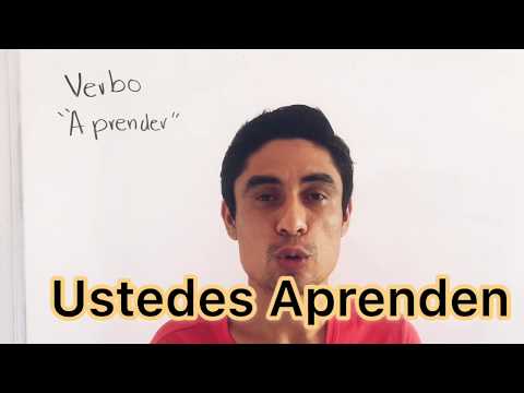 Испанский глагол-Spanish Verb “Aprender” conjugation.