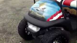 We The People Custom Golf Cart - Evans Custom Carts