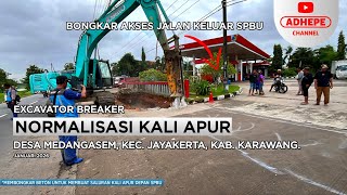 Download Lagu BONGKAR AKSES KELUAR SPBU | NORMALISASI KALI APUR - KARAWANG 2026  MP3
