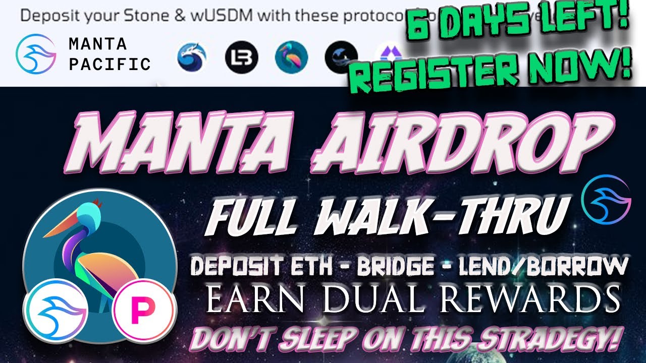 MANTA AIRDROP Strategy! EARN 2-3 DIFFERENT AIR DROPS IN ONE MOVE!! MAXIMIZE REWARDS | WALK-THRU