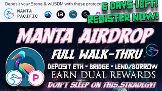 MANTA AIRDROP Strategy! EARN 2-3 DIFFERENT AIR DROPS IN ONE MOVE!! MAXIMIZE REWARDS | WALK-THRU