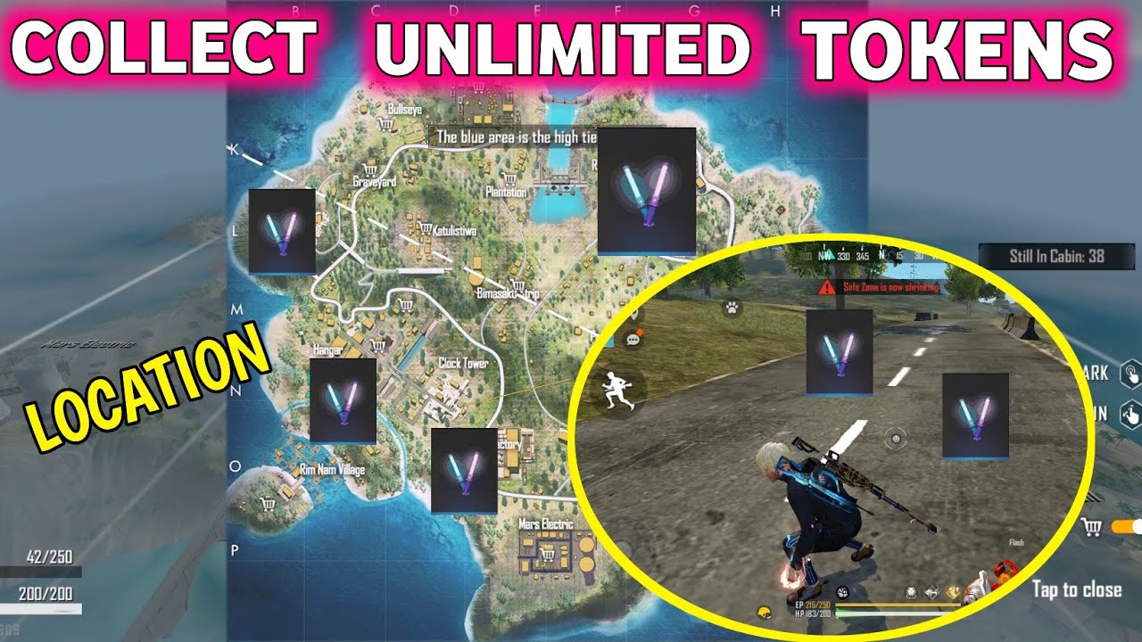 How to Collect Unlimeted Neon stick tokens || How to get unlimited neon  stick tokens in free fire - YouTube