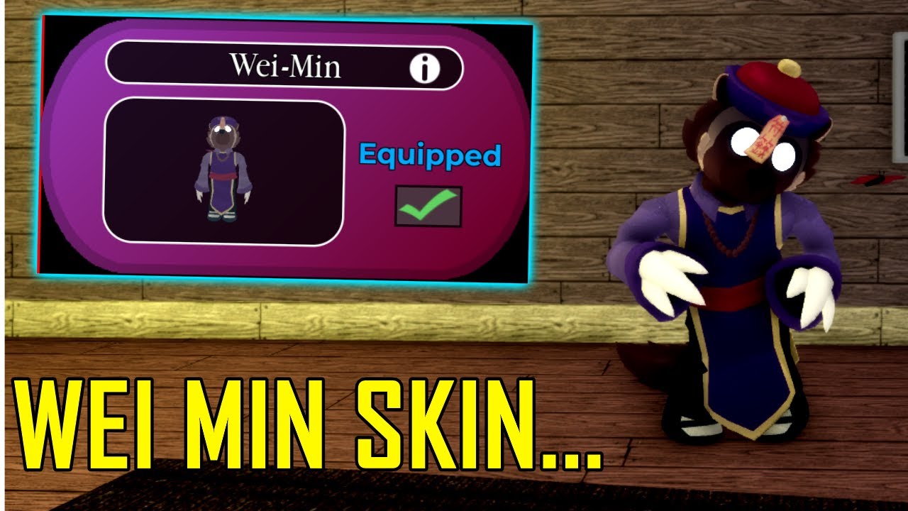 NEW WEI MIN SKIN SHOWCASE... (Roblox Piggy) - YouTube