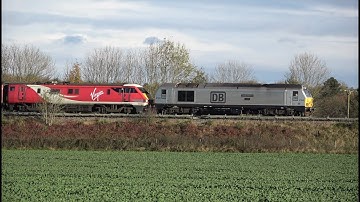 Diversion trains through Lincolnshire 12 Nov 2017