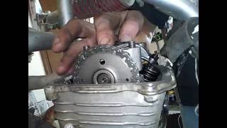 150Cc china head install timing         , parts in description