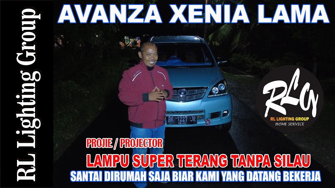 HEADLAMP AFTERMARKET AVANZA XENIA LAMA RLG Home Service STABAT BILED E3 TURBO