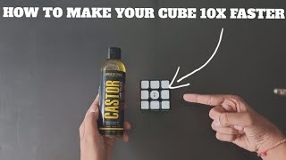 How to make your own cube lubricant at home||Must for cubers||#rubixcube #homemadecubelube #shorts