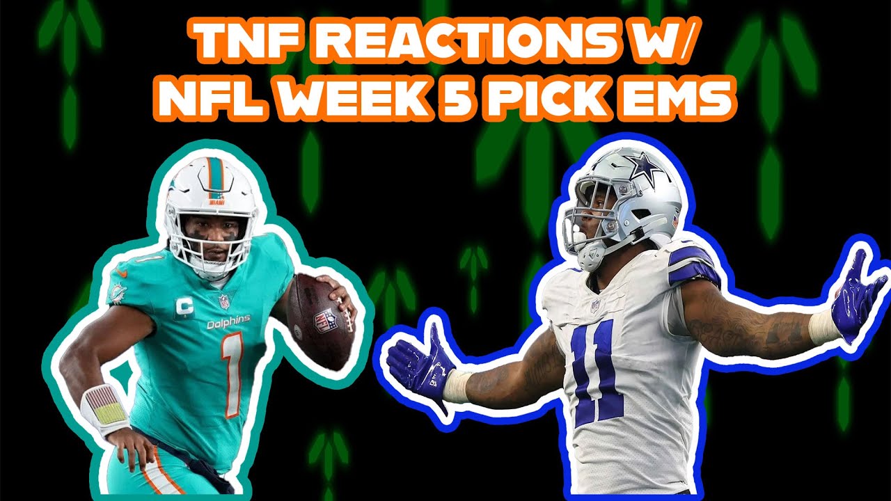 Up the score | TNF Reaction &amp; NFL Week 5 Pick Em's - YouTube
