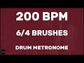 64 brushes  drum metronome loop  200 bpm