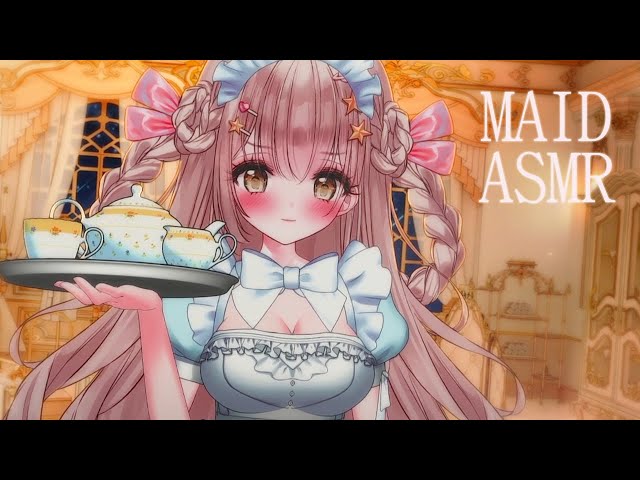 [ASMR] I'll help you get ready to sleep 🛁💜 ㅣ Maid Roleplay