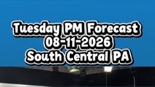 Tuesday PM Forecast 08-11-2026
