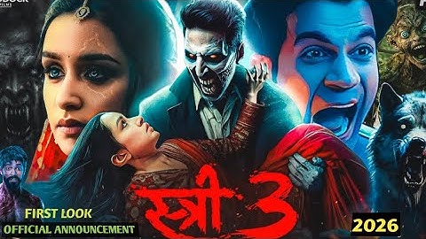 Stree 3 | Official update | Rajkumar Rao | Shraddha Kapoor |  Pankaj T | Maddock Films